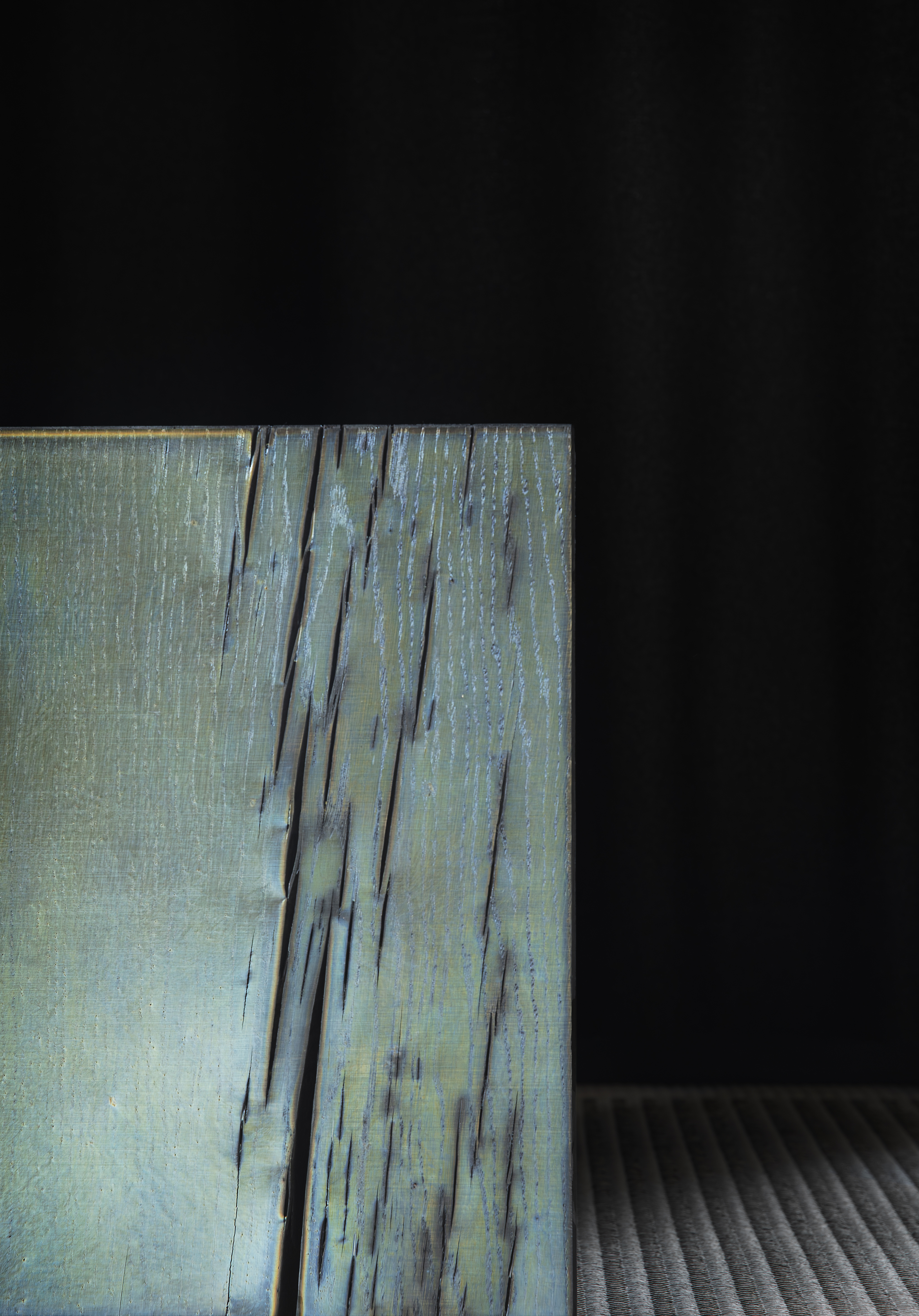 Limited Edition BIENNALE-SH2, Shimber, black stain, natural wood oil mix_detail1